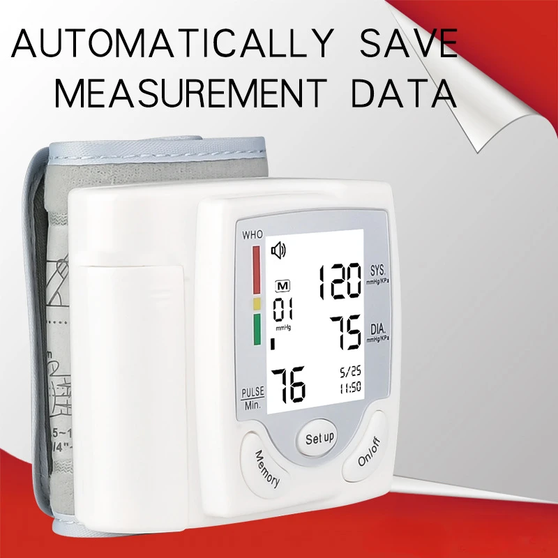Fully Automatic Intelligent Household One Click Measurement Wrist and Hand Electronic Hypertension Measuring Instrument