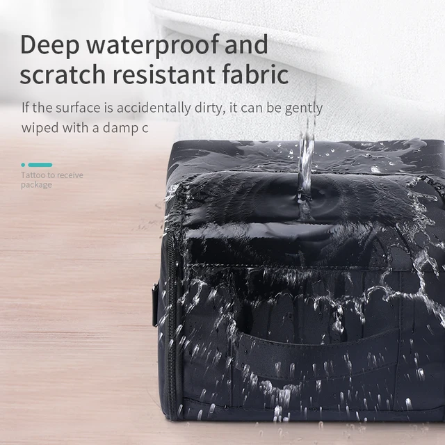 55039-20b042.jpg Large Makeup Carrying Train Case for Women, Travel Bag Storage Box,4 Tier Professional Nail Organizer Case with Adjustable