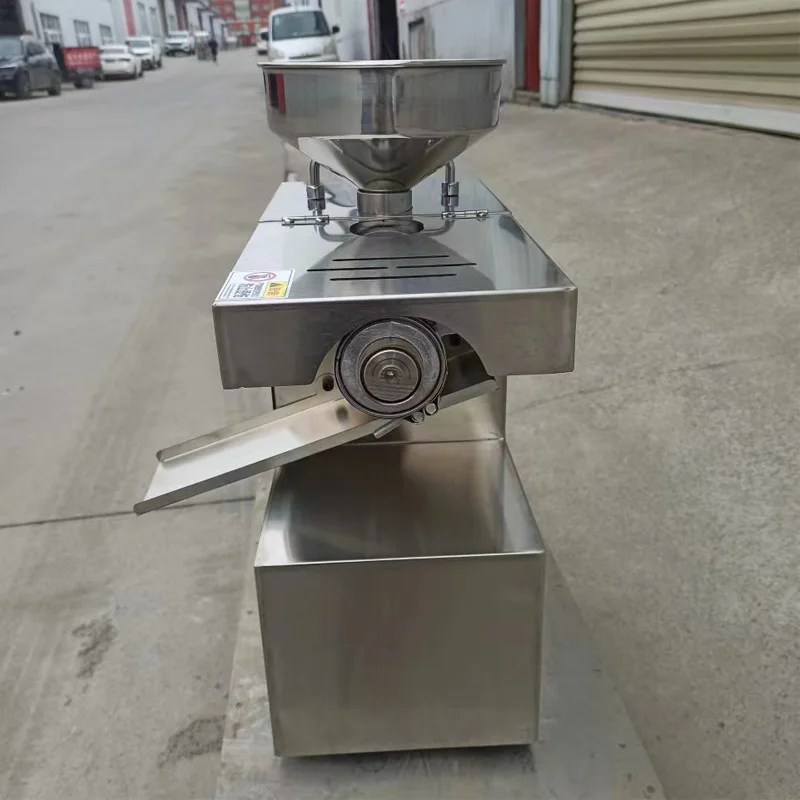 1170W High Efficient Sunflower Oil Press Machine Automatic Peanut Oil Press Machine Stainless Steel Sesame Oil Press Machine 2