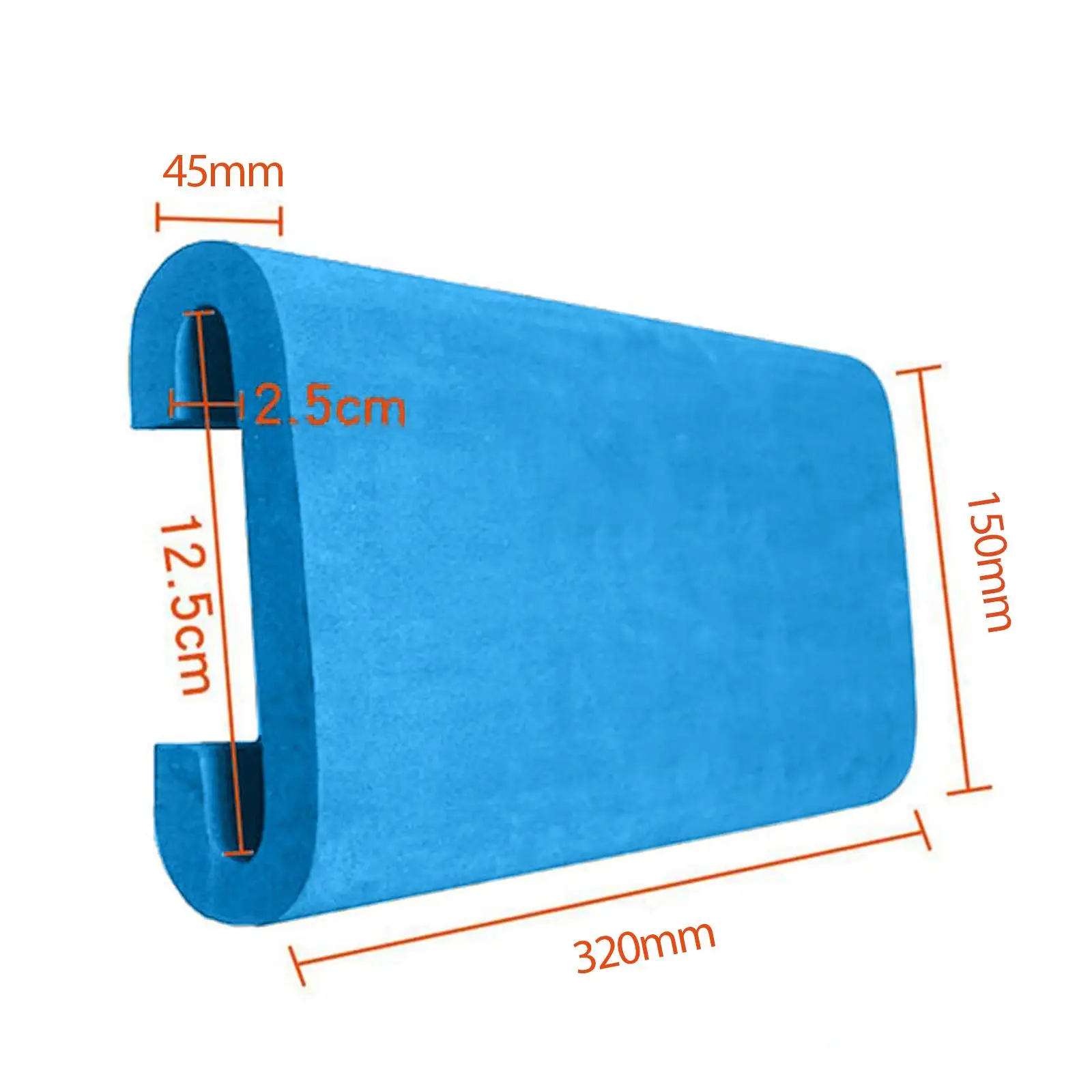 Fityle Drachenboot Sitzpolster Aus EVA - Wasserdicht, Rutschfest, 32x15x4,8 Cm, Für Kajak & Ruderboot