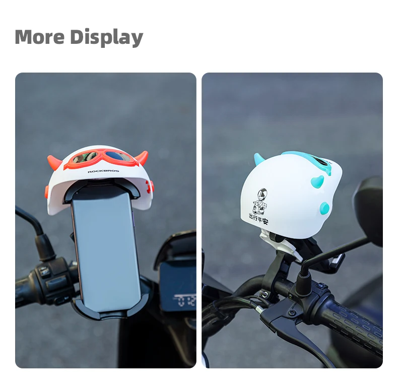 Mounted phone holder showing stable grip