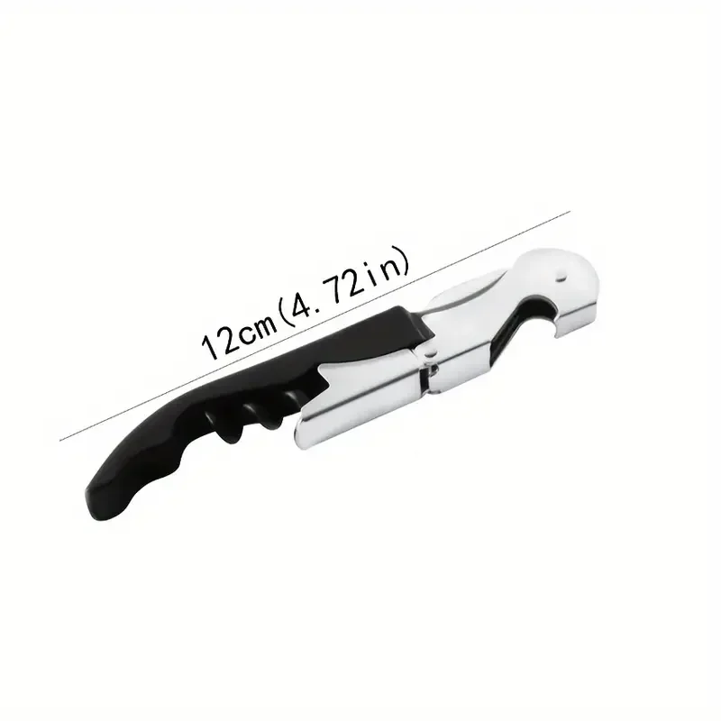 1pc Premium Stainless Steel Wine Bottle Opener Multi-Functional Bottle Openers Wine Cork Screw Corkscrew Beer Cap Remover Bar