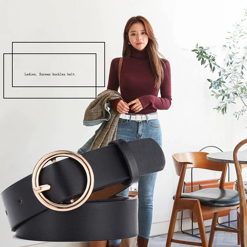 Women Genuine Leather Belt Fashion High Quality Vintage