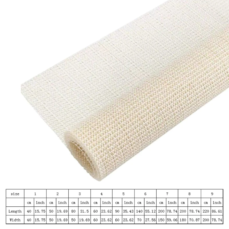 Multi-size Anti Slip Rug Underlay for Non Slip Mat