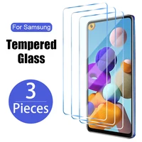 3PCS Schutz Glas für Samsung A51 A52 A50 A12 A02S A21S Display-schutz auf Samsung Galaxy A71 A72 A10 a20 A70 A31 A32 Glas