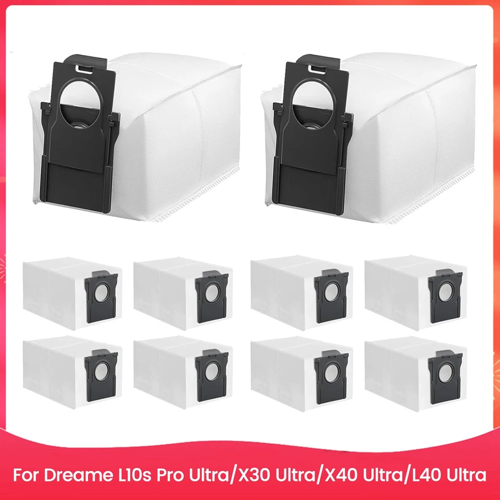 FZFZ Dust Bags for L10s Pro Ultra/X30 Ultra/X40 Ultra/L40 Ultra Robot Vacuum Cleaner Replacement Canister Vacuum Bags
