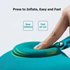 U-Shape Travel Pillow New Pres Inflateble Pillow Neck Portable Folding Outdoor Traveling Car Airplane Inflate Ring Neck Pillows 2