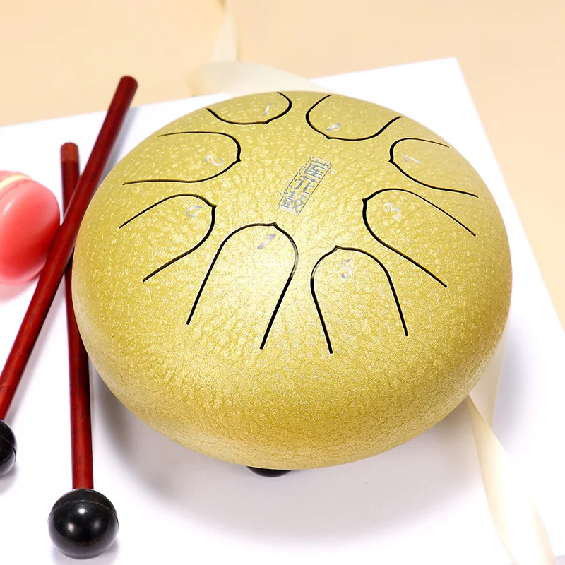 Mini Drum 3 Inch 6 Inch Gift Hollow Drum Beginner Steel Tongue Beginner Children's Percussion Instrument