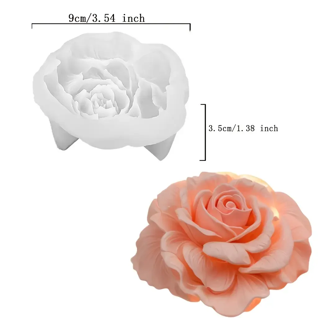 Cavity Rose Silicone Mold 5