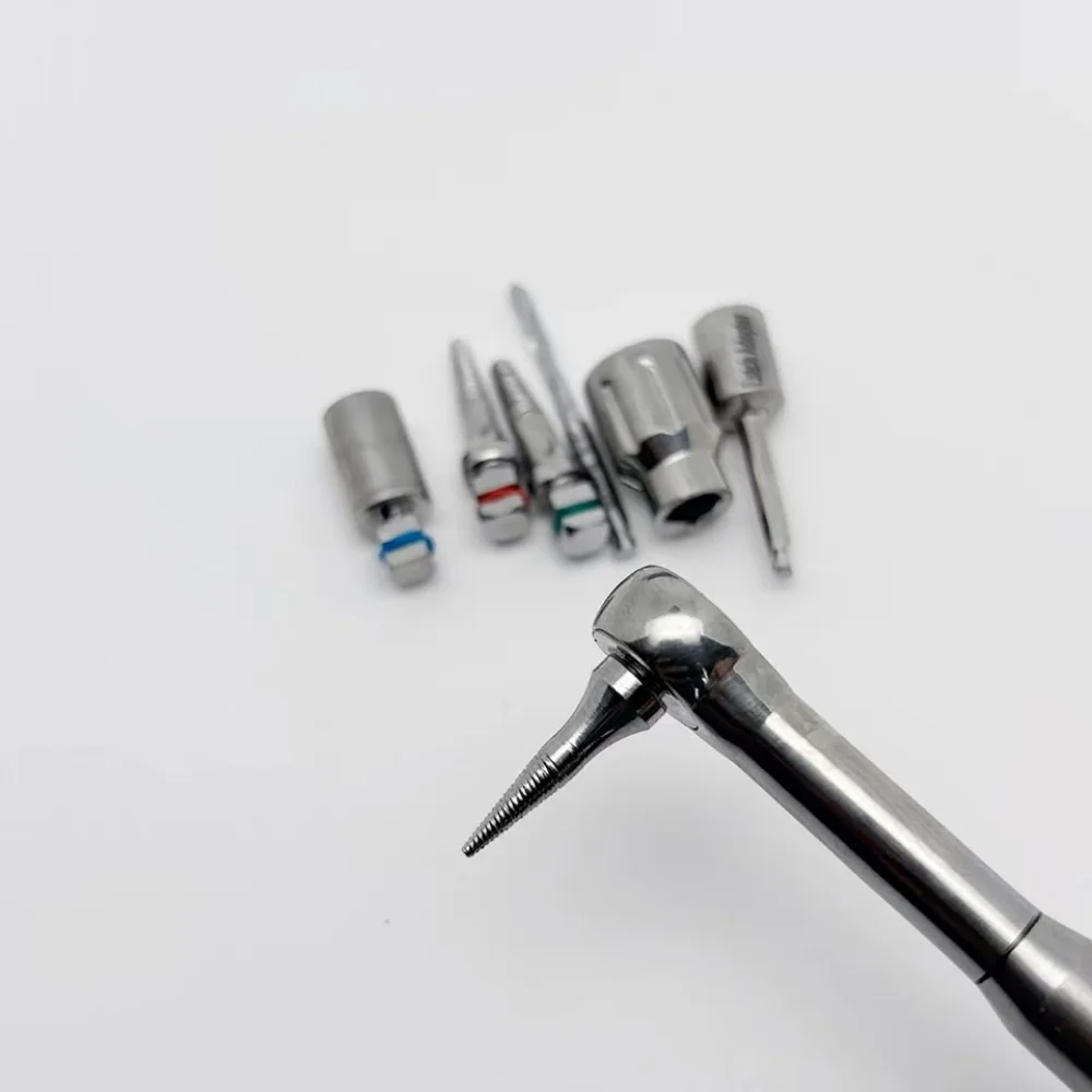 1SET Dental Implant Removal Kit Bone Expander SOS Set Remove Broken Fixture Ratchet Wrench Implant Kit 6