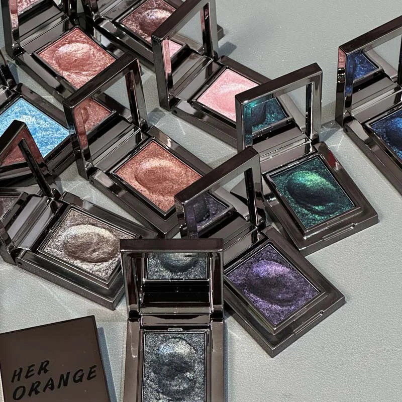 Chameleon Eyeshadow Palette Fine Easy-To-Apply Sparkling Pearlescent Mashed Potato Eye Shadow Brightening Makeup