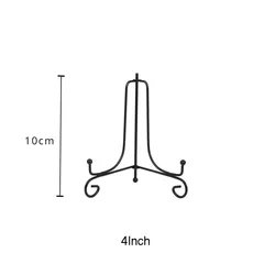 Black Iron Decorative Display Stand and Easel (4Inch)