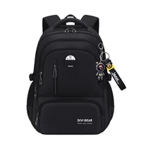 2025 Large capacity men's backpack with astronaut pendant 2 sizes of student school backpacks Student nylon school bags mochilas 2