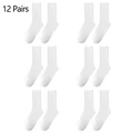 12 Pairs White