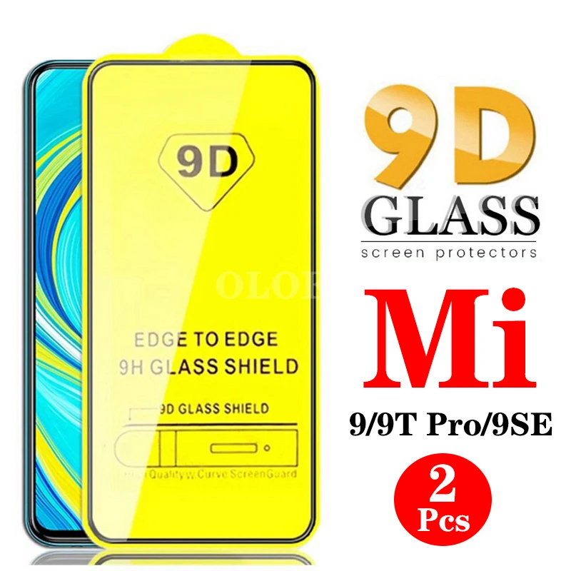 

Закаленное стекло 9D 2 шт. для xiaomi 9 mi9 9t pro Мобильный телефон Аксессуары защитные стеклянные пленки на xiomi9t mi 9 se 9tpro оригинал