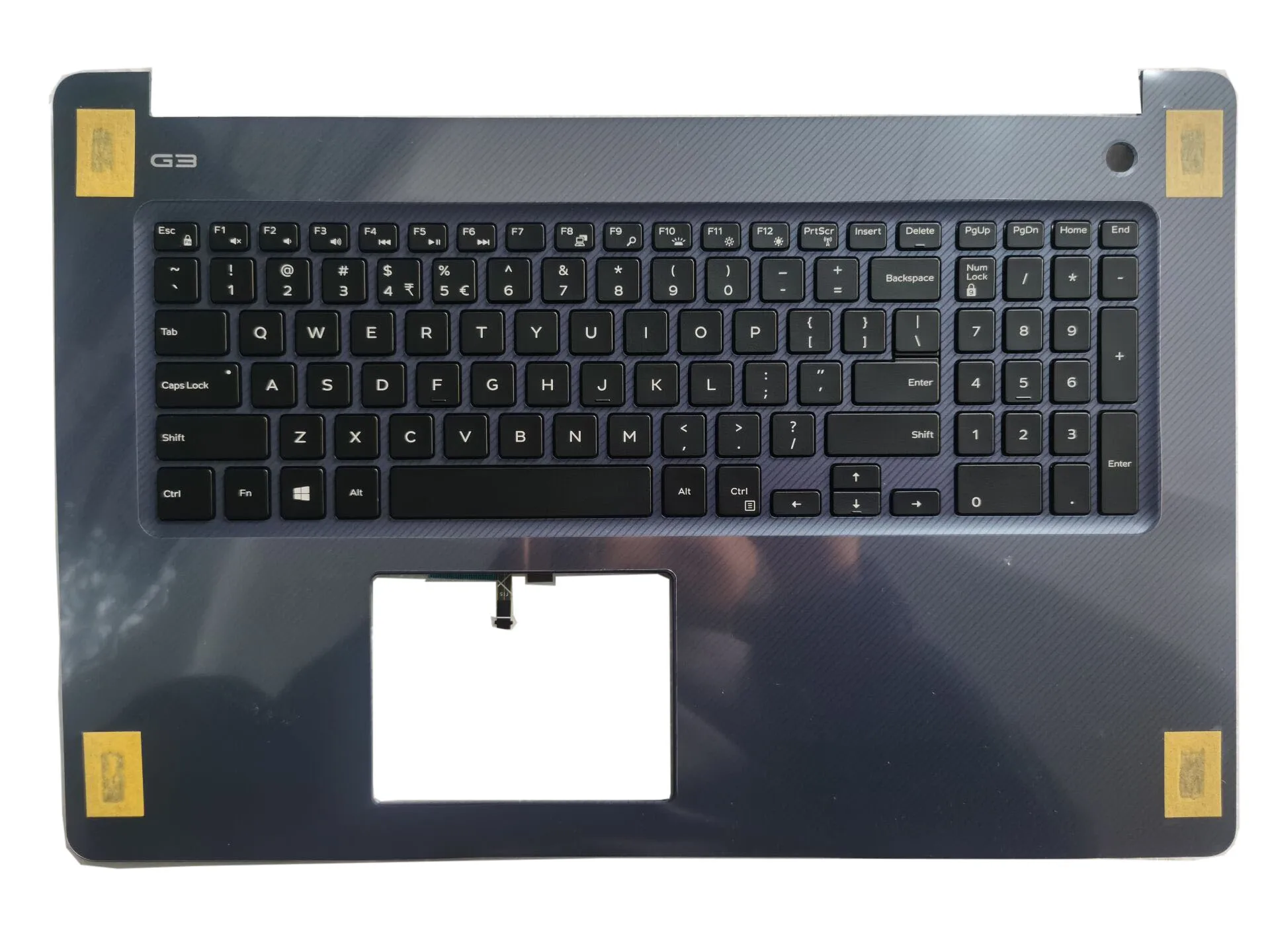 Backlit us Teclado Russo para Dell Inspiron g3 173779 3799 5779 com Palmrest Case da Tampa Superior Novo - Imagem 4