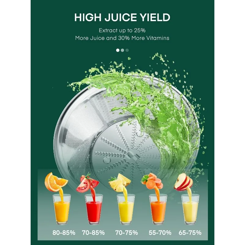 Juicer Machine, Centrifugal Juicer,Extractor Max Power 800W Juice, 65MM Chute for Whole Fruit and Vegetables 2