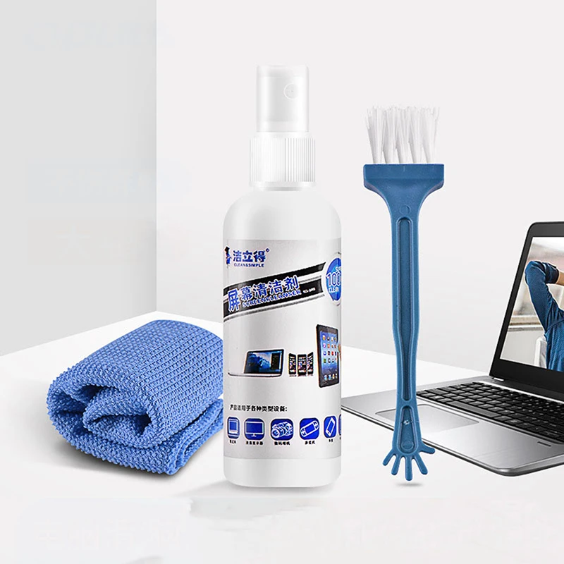 Useful Screen Clening New 3 In 1 Screen Cleaning Suits Kit With Brush