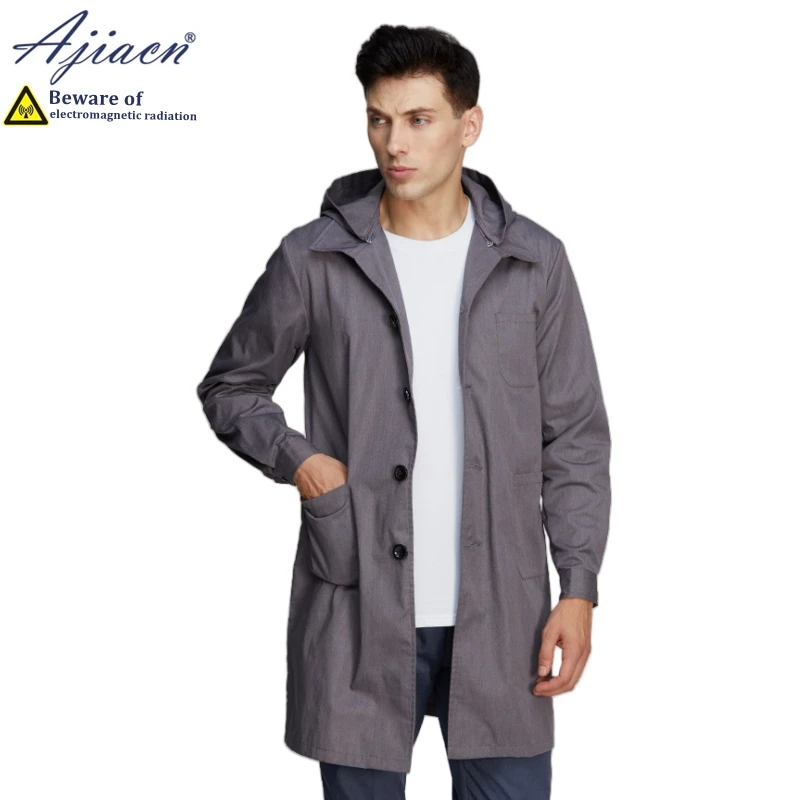 Consiglia soprabito con cappuccio anti-radiazioni Telefono cellulare, computer, WIFI, microonde Indumenti protettivi contro le radiazioni elettromagnetiche 1