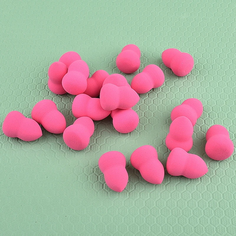 6/30/100Pcs Mini Makeup Sponge Soft Cute Face Beauty Egg Cosmetic Powder Puff for Foundation Cream Concealer Makeup Blender Tool 4