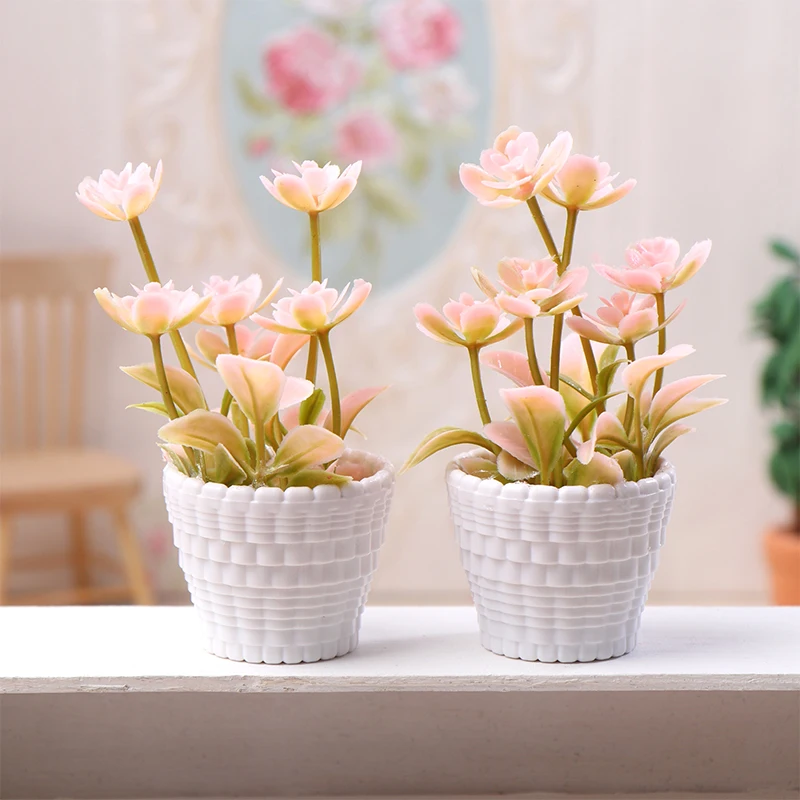 

1:12 Миниатюрный Кукольный домик, цветочный горшок, растение в горшке, мини-растение в горшке, модель для дома, имитация цветов, Декор, игрушка, аксессуары