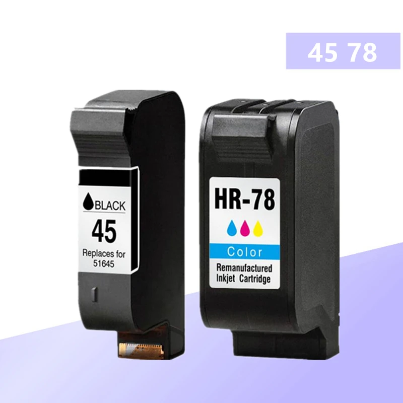 

Compatible ink cartridges For HP 45 78 deskjet 1220c 3820 3822 6122 6127 930c 932c 940c 950c printers For HP45 For HP78