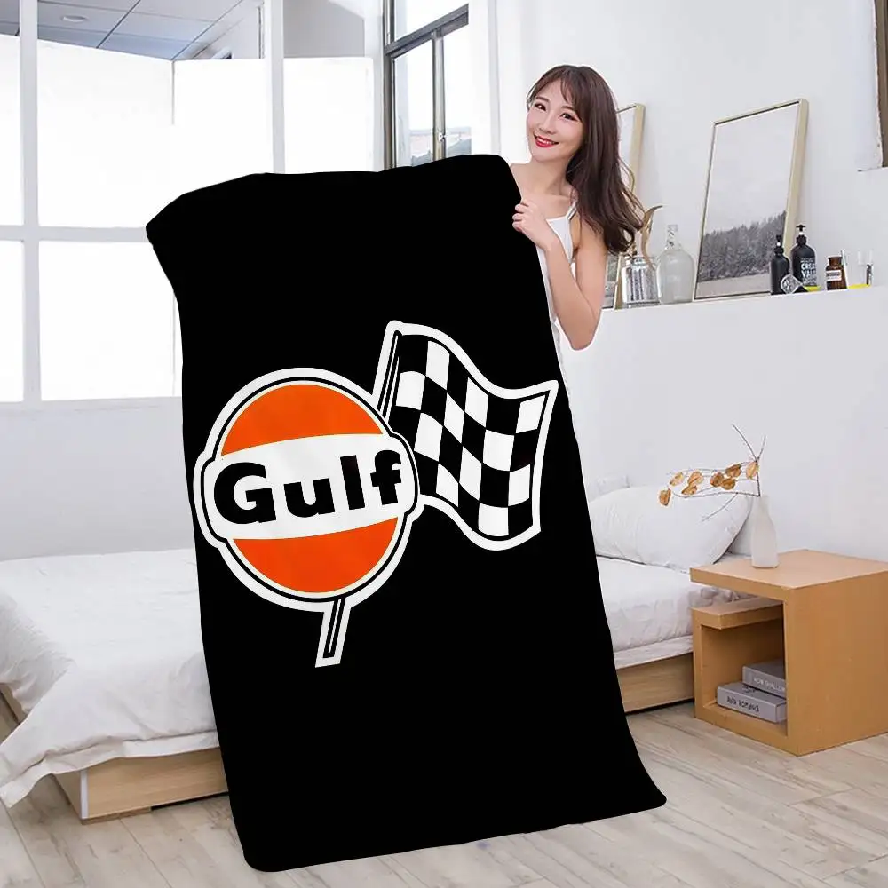 Gulf Racing Auto Mikrofaser Strandtuch Saugfähig Und Weich_voghion.com