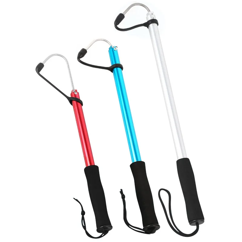 Telescopic Fishing Gaff Anchor Hook Sea Fishing Spear Scalable Fish Grip  Hook Stainless Steel Boat Ice Fishing Pesca - Fishhooks - AliExpress