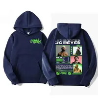 Rapper Jc Reyes Album Tour 2025 Double Sided Graphic Pullover Hoodies Men Women Harajuku Hip Hop Punk Fashion Sweatshirt Hoodie 2