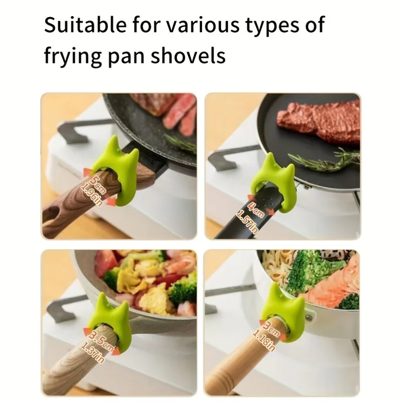 Kitchen Utensil Holder Kitchen Accessories Kitchen Organizer Pot Lid Rack Pot Lid Holder Kitchen Tool Silicone Kitchen Holder 1Pcs of Silicone Kitchenware Sets-Spill-Proof Spoon and Pot Lid Rack，Multi-Function Spatula Shelves Are Suitable for