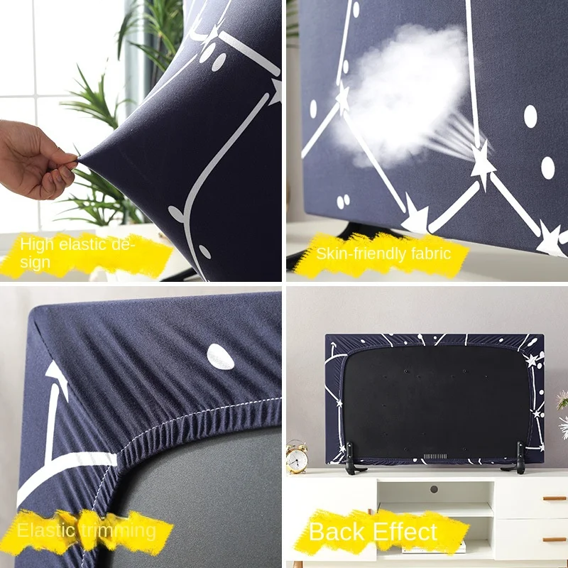 TV Cover 43 inch 55 inch 50 65 household hanging LCD TV dust-proof cover universal