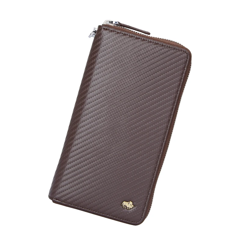 بيسون دينيم محفظة رجالية طويلة مصممة حديثًا، عالية...