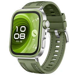 Breathable Silicone Nylon Strap for Smartwatch - Premium Quality Band Replacement (01 Spruce Green)