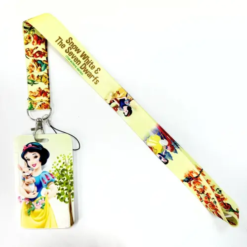 Disney's Credential Holder Mickey Mouse Lanyard Bear Phone Rope ID Card Badge Holder Princess Neck Strap Cartoon Keychain Gift - Image 21