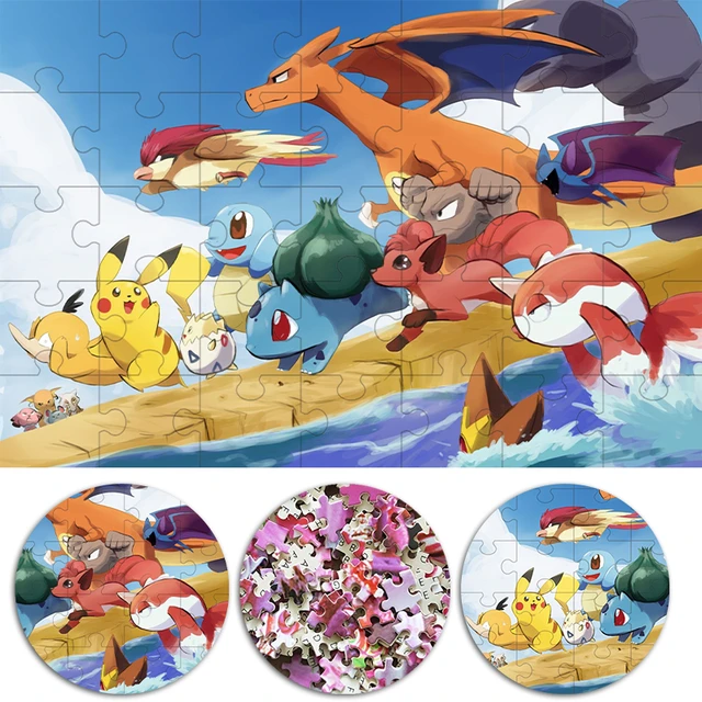 35/300/500/1000 Pieces Jigsaw Puzzle Pikachu Jigsaw Puzzle