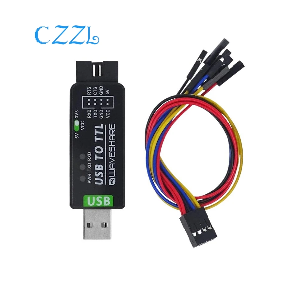 Cavo Adattatore USB A TTL Seriale Con Chip FT232RL, 5V, 6 Vie, LED RX/TX, Per Arduino E Progetti Elettronici - 2