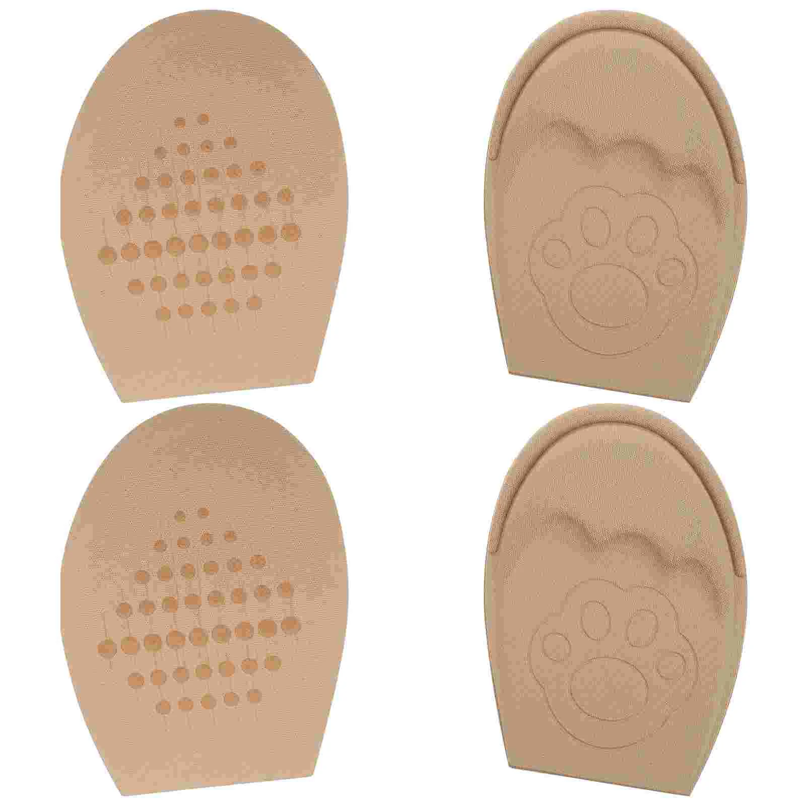 

2 Pairs Anti Drop Heel Half Size Pad Metatarsal Insole Foot Forefoot Insert Shoe Cushion Inserts High Sponge