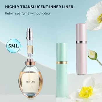 5ml Mini Bottom Filling Perfume Spray Dispenser Bottles Cosmetic Refillable Spray Atomizer Portable Liquid Container Bottle