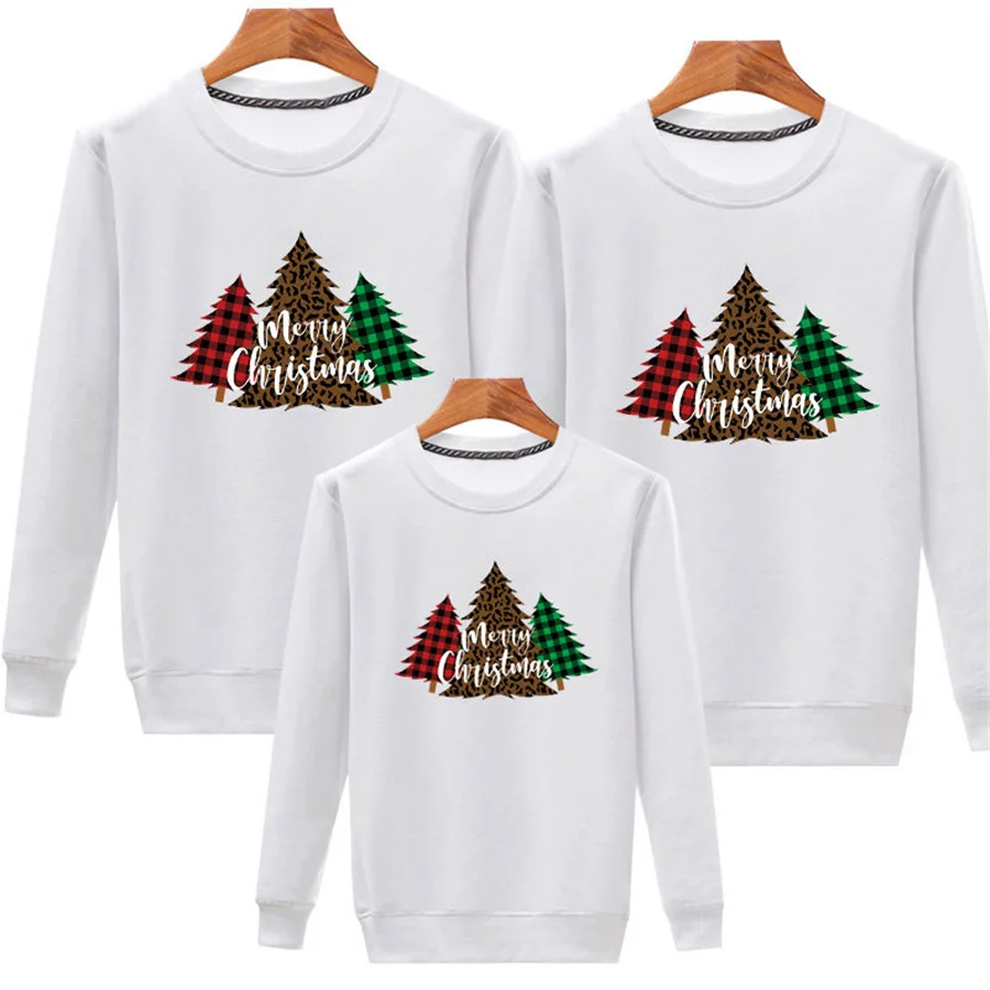 thumbnail image 1 of Suéteres navideños Ropa para mamá y yo Otoño Navidad Padre Madre e hijos Sudaderas de algodón Pijamas de bebé Conjuntos familiares a juego, 1 of 5