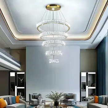 Modern Crystal Ring Chandelier 1