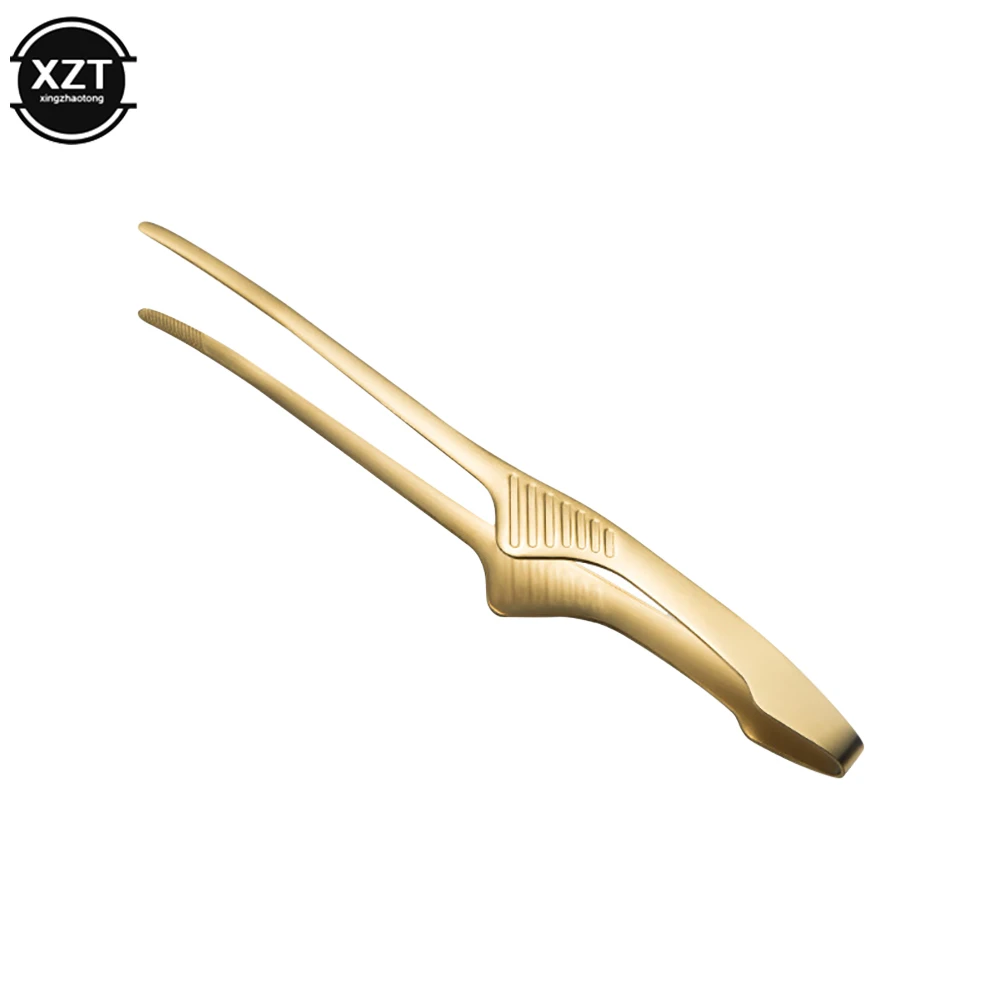 Delicate Koreanischen Metall Grill Clips Anti-slip Selbst-standing Zangen Multi-zweck Lebensmittel Clips Küche Gadgets Grill zubehör