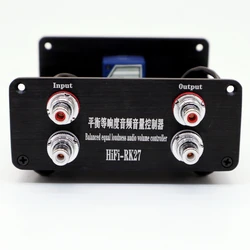 HiFi-RK27 passive preamplifier Balanced equal loudness audio volume controller for pure rear power amplifier
