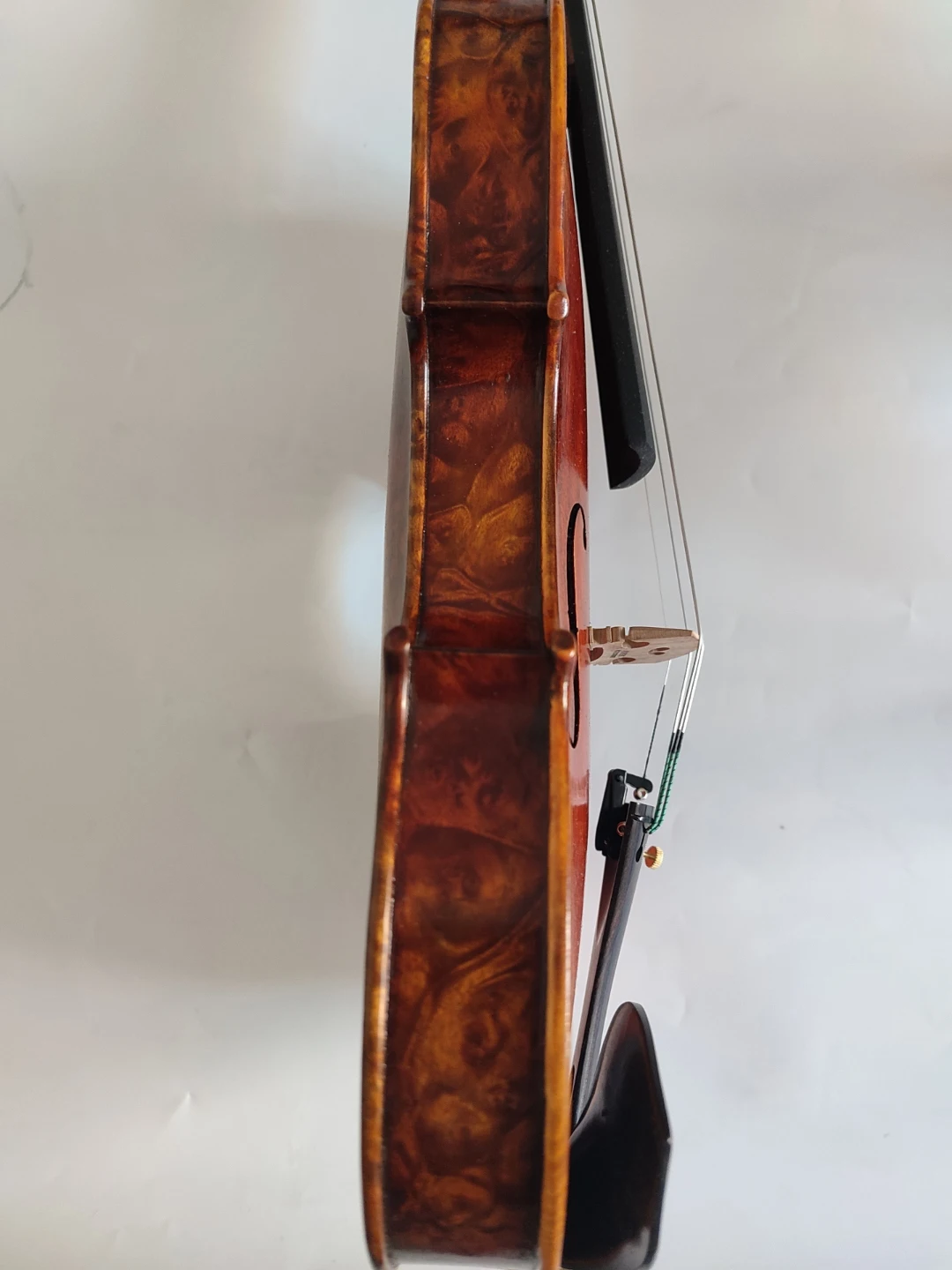4/4 Handmade Bird's Eye Solid Wood Spruce Panel Maple Back Violin for Professional Child Student Beginner acoustic violin violin accessories
