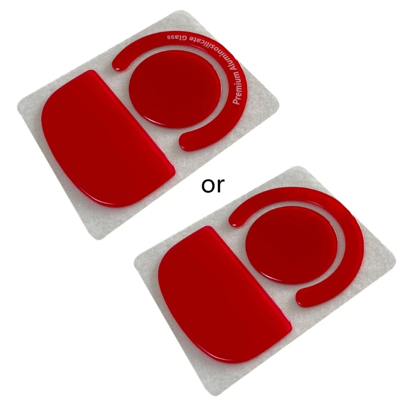 Superlight 풋 스티커 스케이트 패드 용 유리 마우스 피트 패드 