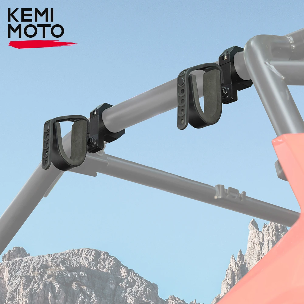 

KEMiMOTO UTV Gun Holder Mount 1.75-2” for Can-Am Maverick X3 Commander for Cfmoto Compatible with Polaris RZR 900 1000 XP Ranger