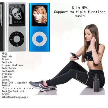 스포츠 귀여운 MP3 Mp4 FM 라디오 플레이어, 휴대용 1.8 인치 LCD 화면 지원, 뮤직 비디오 미디어, 아이팟 스타일, 명절 선물, 도매