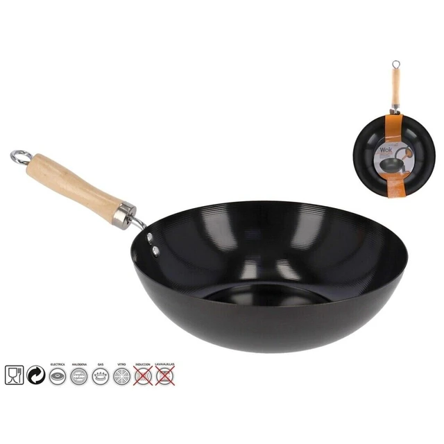 Sartén Wok Ø 28 cm para Inducción Jata