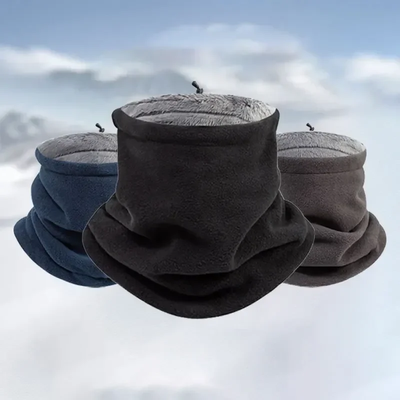 Winter Neck Warmer, Thermal Fleece, Motorbike, Thick Tube Gaiter, Face Scarf, Windproof, Men Women, Bandana, Cycling, Outdoor, Headband, bandana neck warmer,fleece neck warmer
