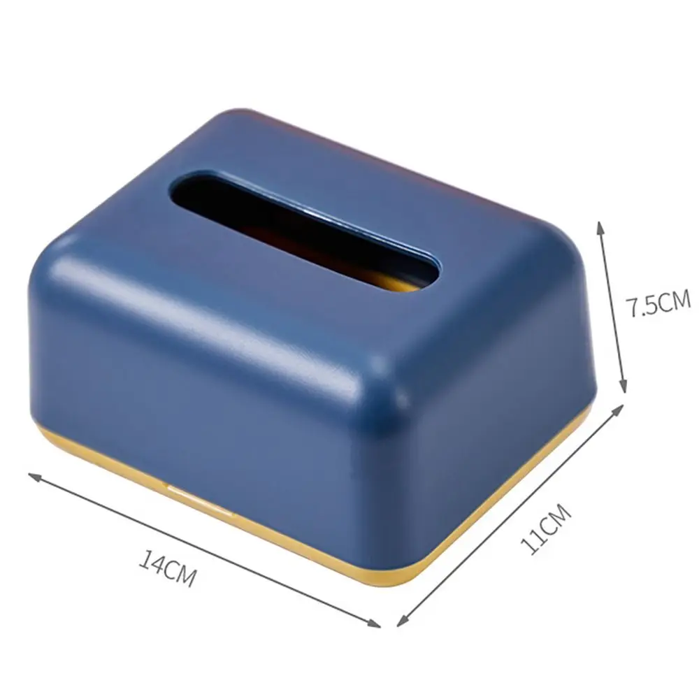 Plastic Tissue Case Car Tissue Box Home Living Room Decoration Bedroom Kitchen Desktop Nordic Large Storage Box Napkin Holder 6