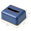 Plastic Tissue Case Car Tissue Box Home Living Room Decoration Bedroom Kitchen Desktop Nordic Large Storage Box Napkin Holder 6